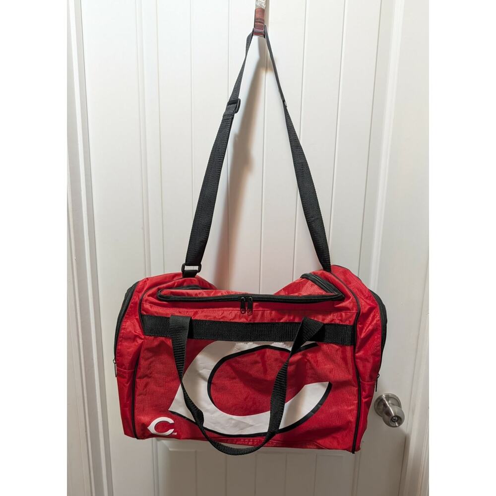 Cincinnati Reds Duffle Travel Gym Bag Carry On MLB Baseball Forever Collectibles